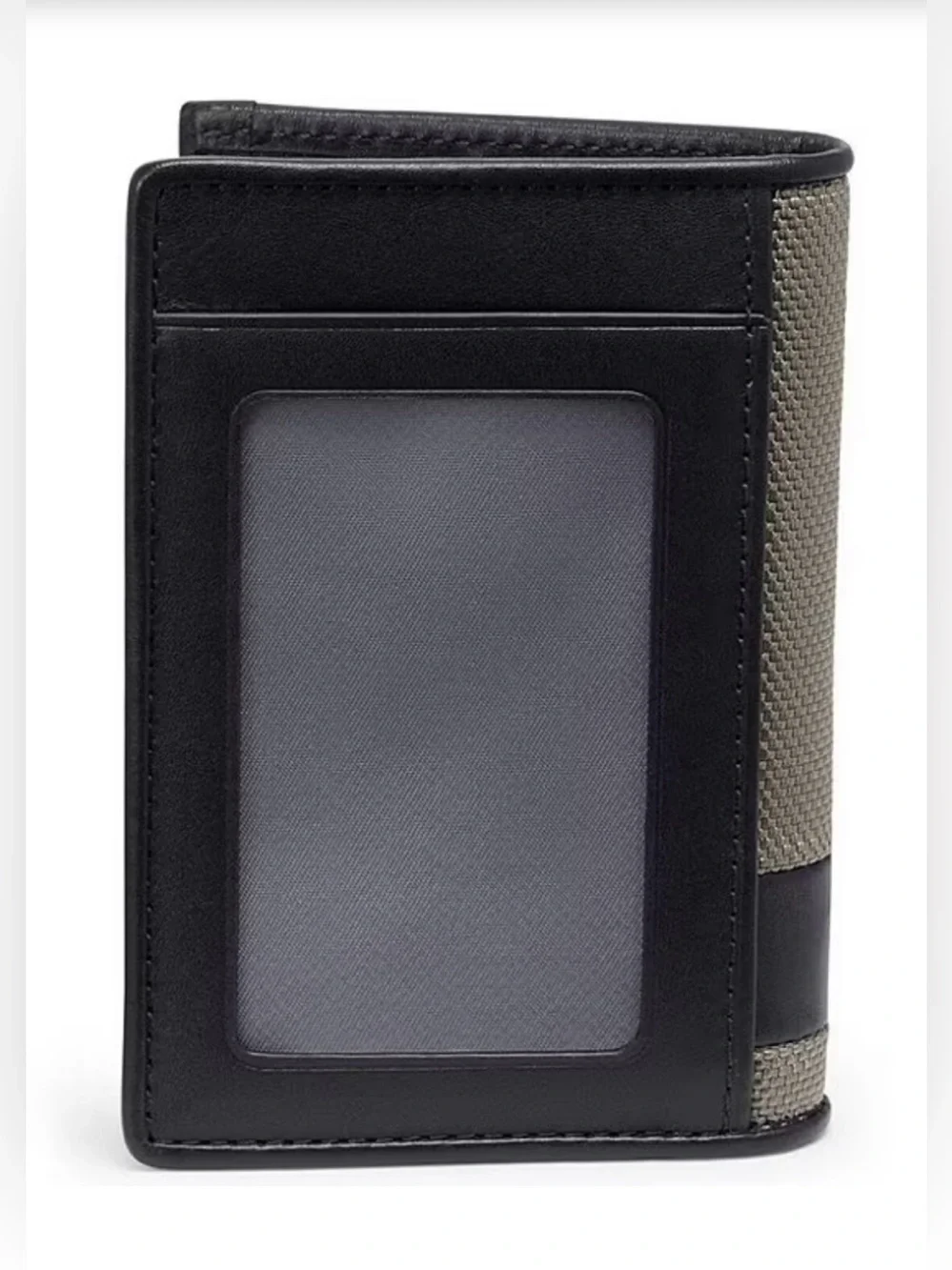 NEW Tumi ALPHA Ballistic Nylon Multi Window ID Card Case Wallet - GRAY ALLOY